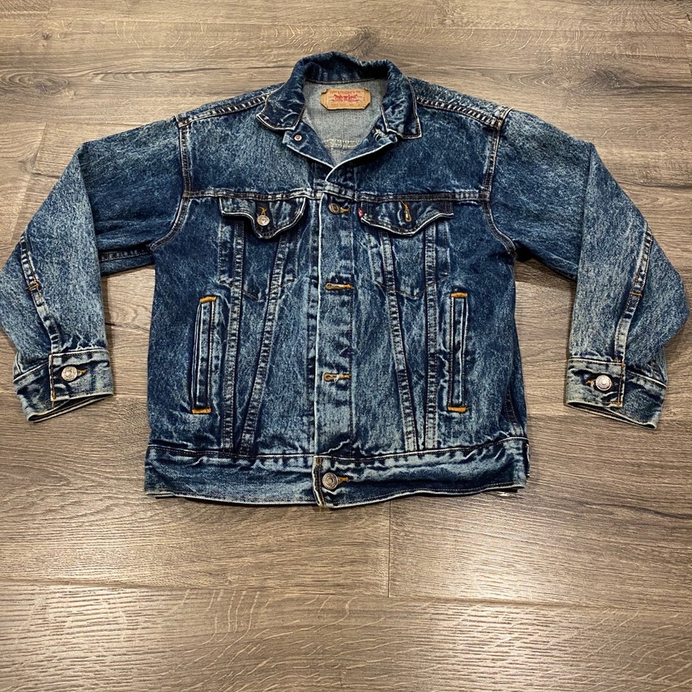 🤩Vintage 80s 90s Levis Strauss Jean Jacket Coat 57508 1109 Medium/Small